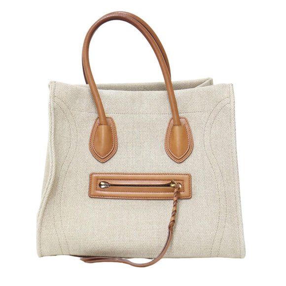 Céline Luggage Phantom Beige Canvas tote - Picture 1 of 10